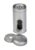 Thee/Kruidenblik zilver rond 50x105mm met venster